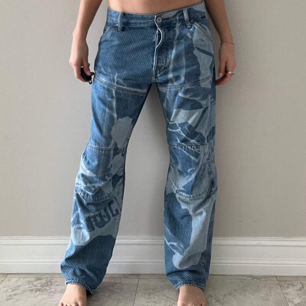 G - star RAW low rise baggy jeans